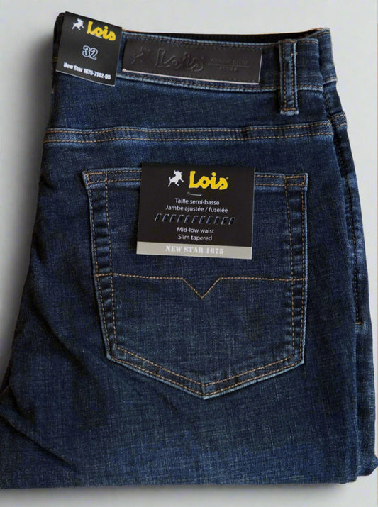Lois Dark Wash New Star Jeans