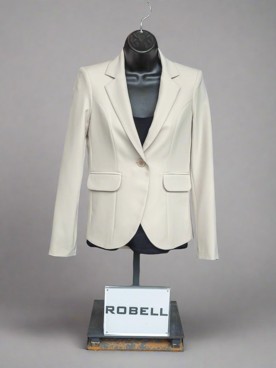 Robell Stretch Blazer - Stone