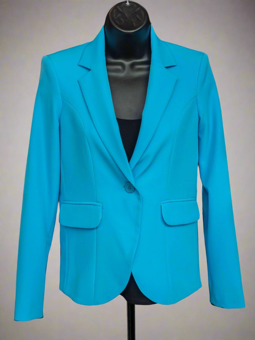 Robell Stretch Blazer - Sky Blue