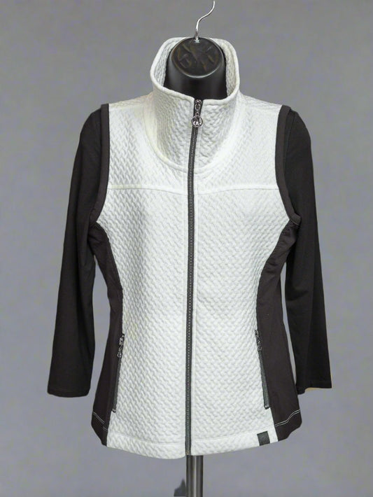 Dolcezza Quilt Vest - White