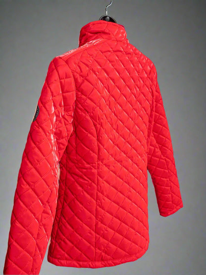 Dolcezza Puff Jacket - Apple Red