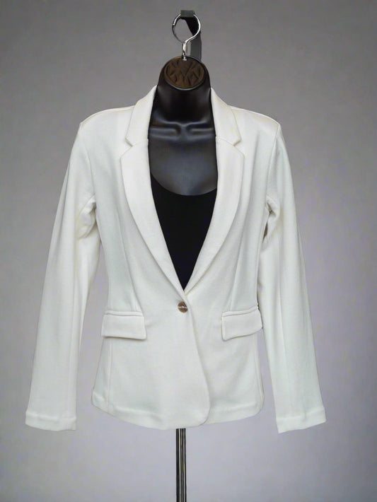 Garcia Stretch Blazer - White