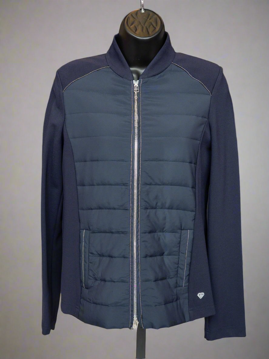 I'cona Quilted Luxe Jacket - Navy