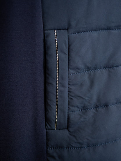 I'cona Quilted Luxe Jacket - Navy