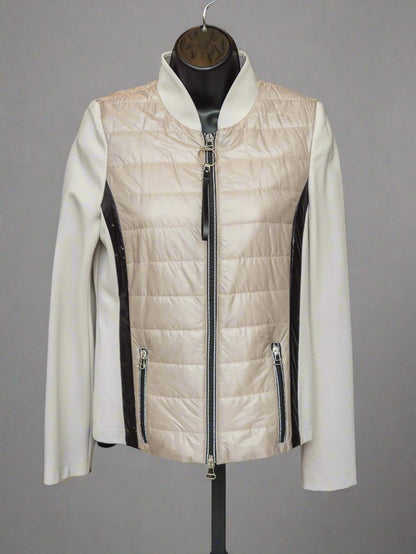 I'cona Luxe Quilted Jacket - Champagne