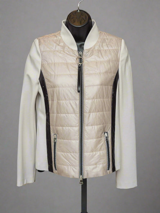 I'cona Luxe Quilted Jacket - Champagne