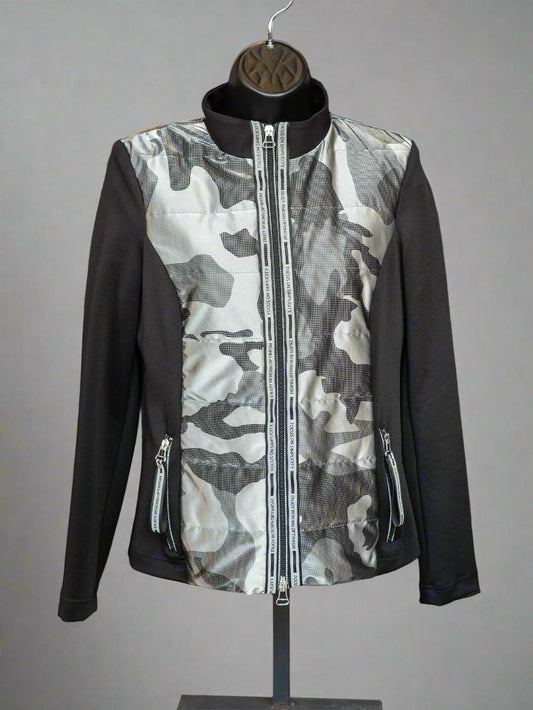 I'cona Urban Camo Jacket - Black & White