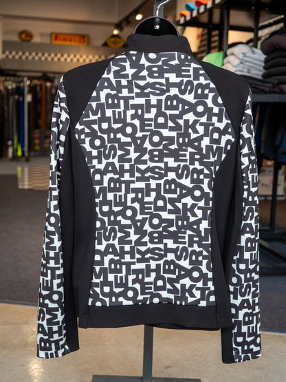 I'cona Graphic Alphabet Jacket - Black & White