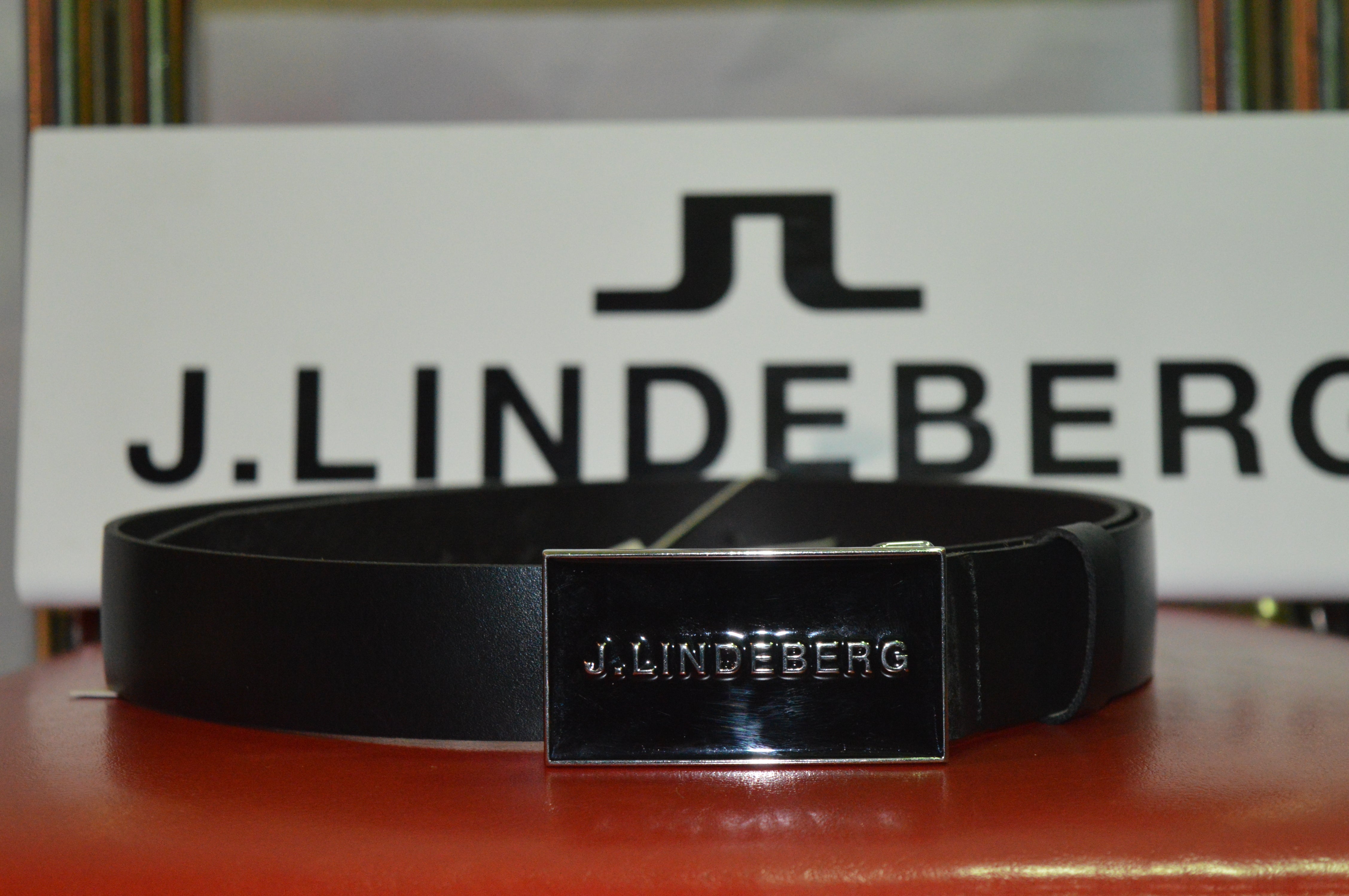 J Lindeberg Black Enamel Belt – Ultimo Euromoda